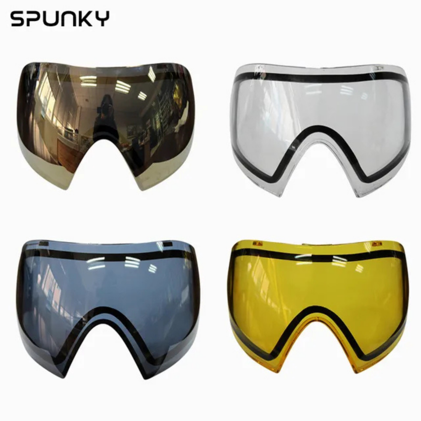 
                  
                    Spunky Paintball & Gelball Mask with Clear Thermal Lense
                  
                