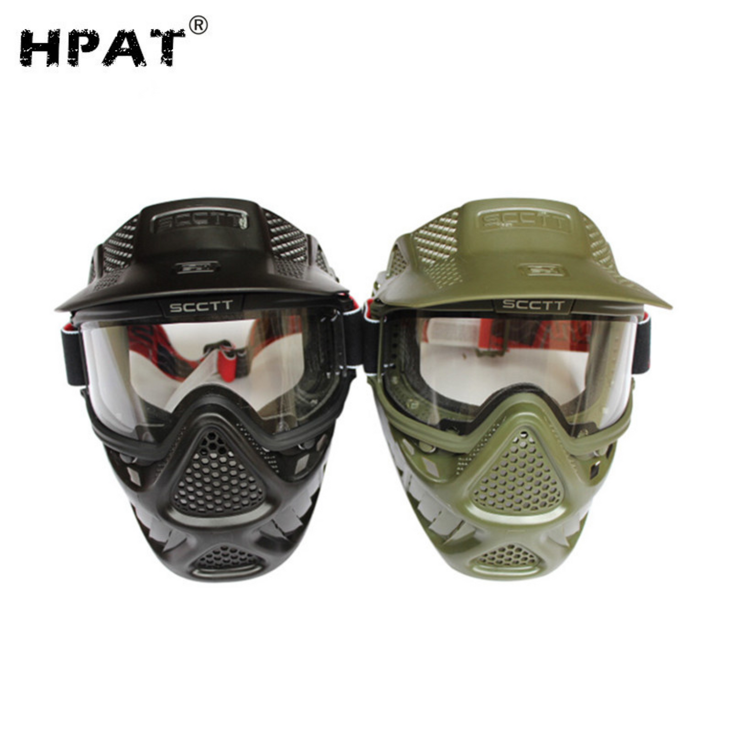 HPAT Scott Paintball & Gel Ball Mask with Anti-Fog Lens