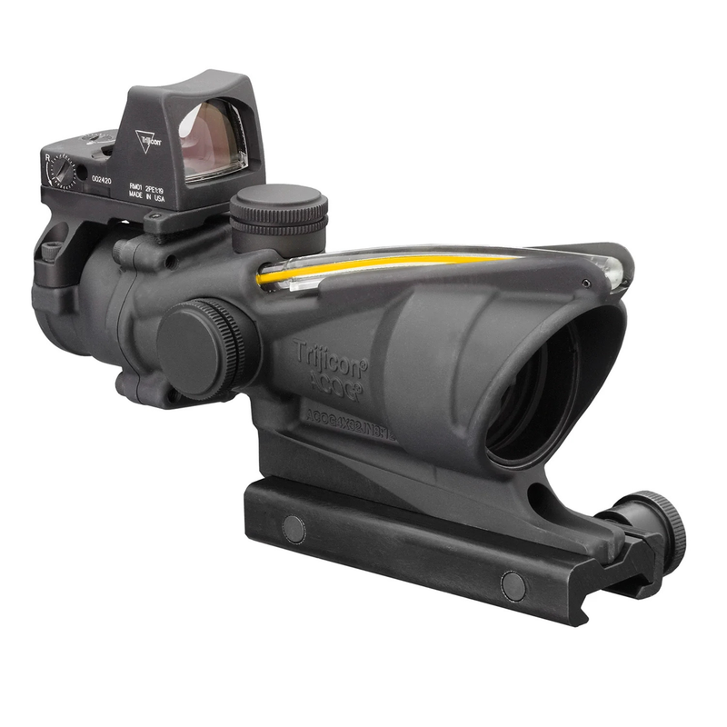 Trijicon 4 x 32 ACOG Style Scope and mini red dot