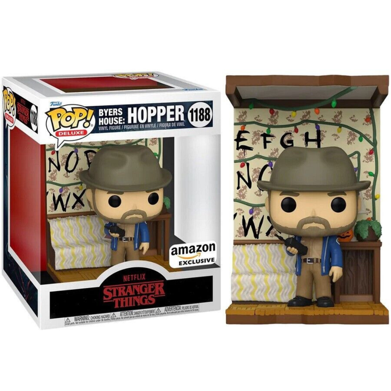Stranger Things Hopper in Byers House Deluxe Build a Scene Funko POP! Vinyl