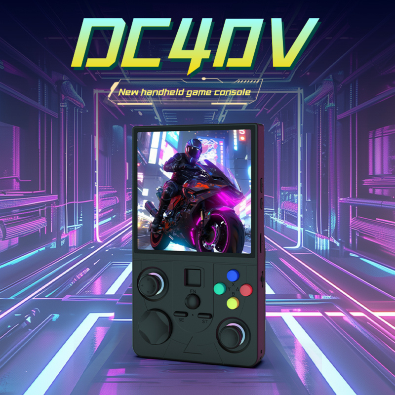 DC40V 4 Inch Handheld Retro Gaming Console 128gb