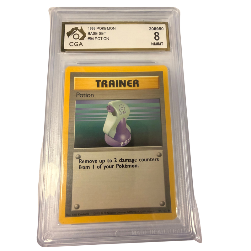 CGA Graded Pokemon Base Set (Unlimited) #94 Potion - Graded 8