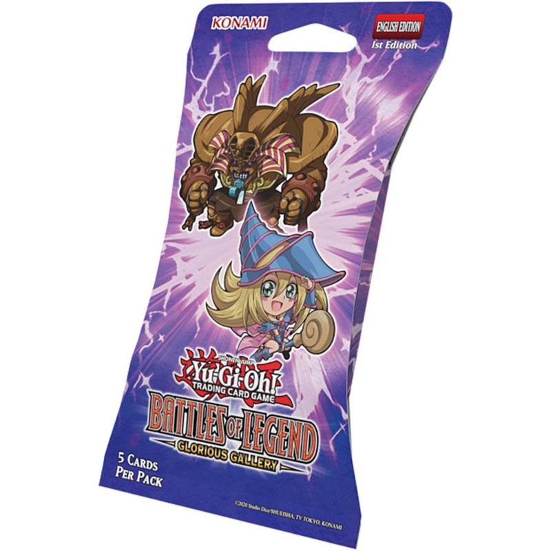 YuGiOh TCG: Battles of Legends: Glorious Gallery 5 x Card Blister