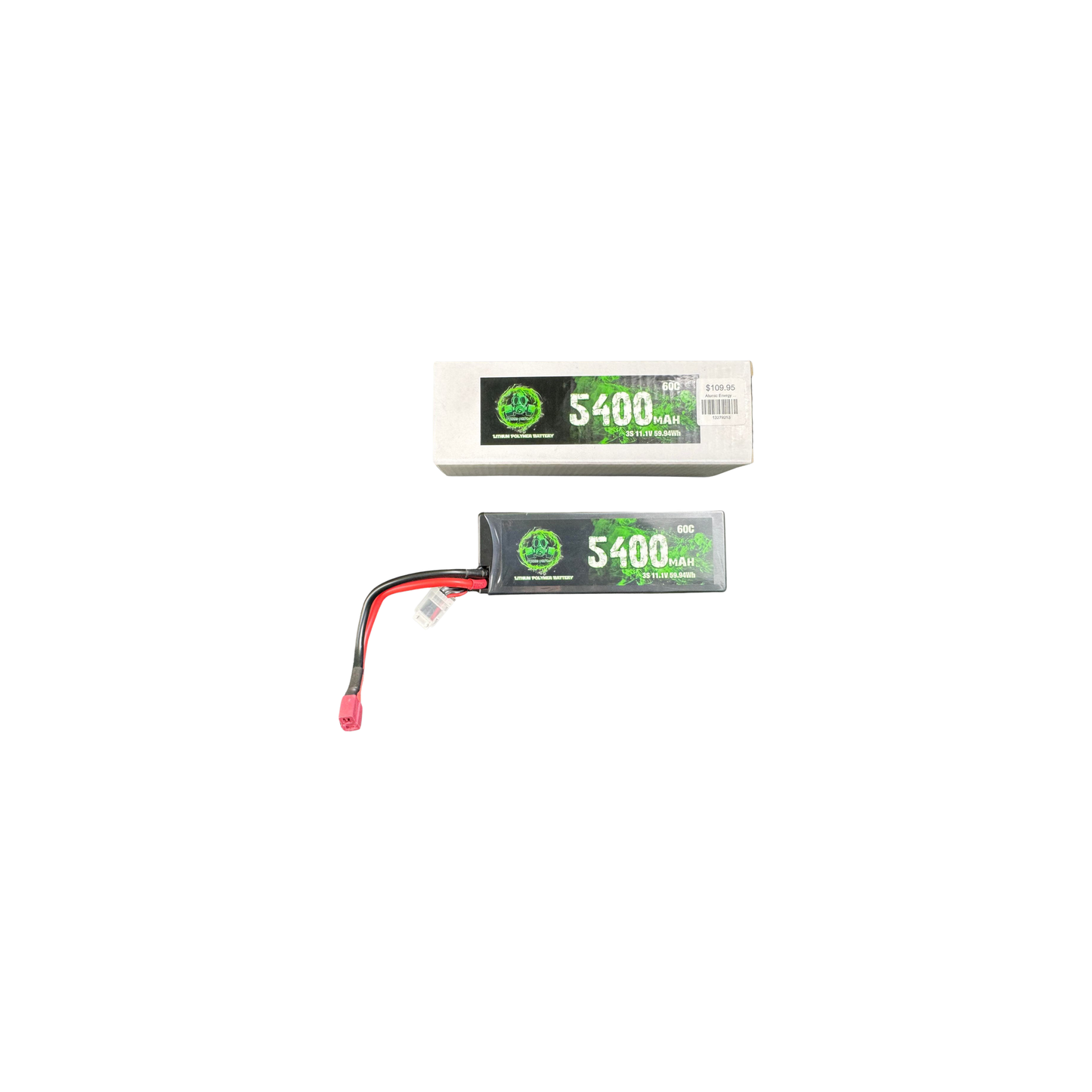 
                  
                    Atomic Energy - 11.1v Lipo Battery 5400mAh 60c 3s
                  
                