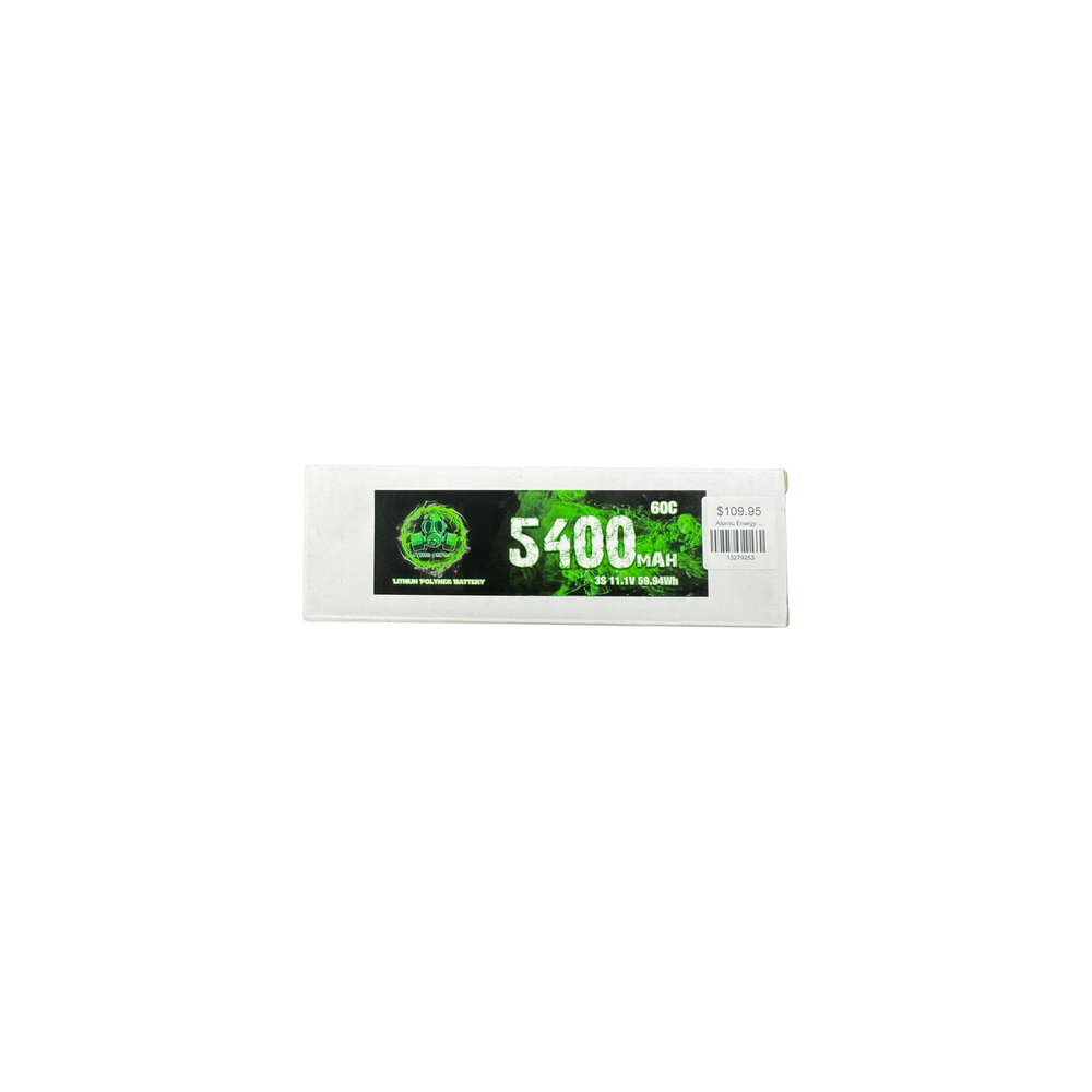 
                  
                    Atomic Energy - 11.1v Lipo Battery 5400mAh 60c 3s-ESSENTIALS-Atomic Energy-ProHobbies
                  
                