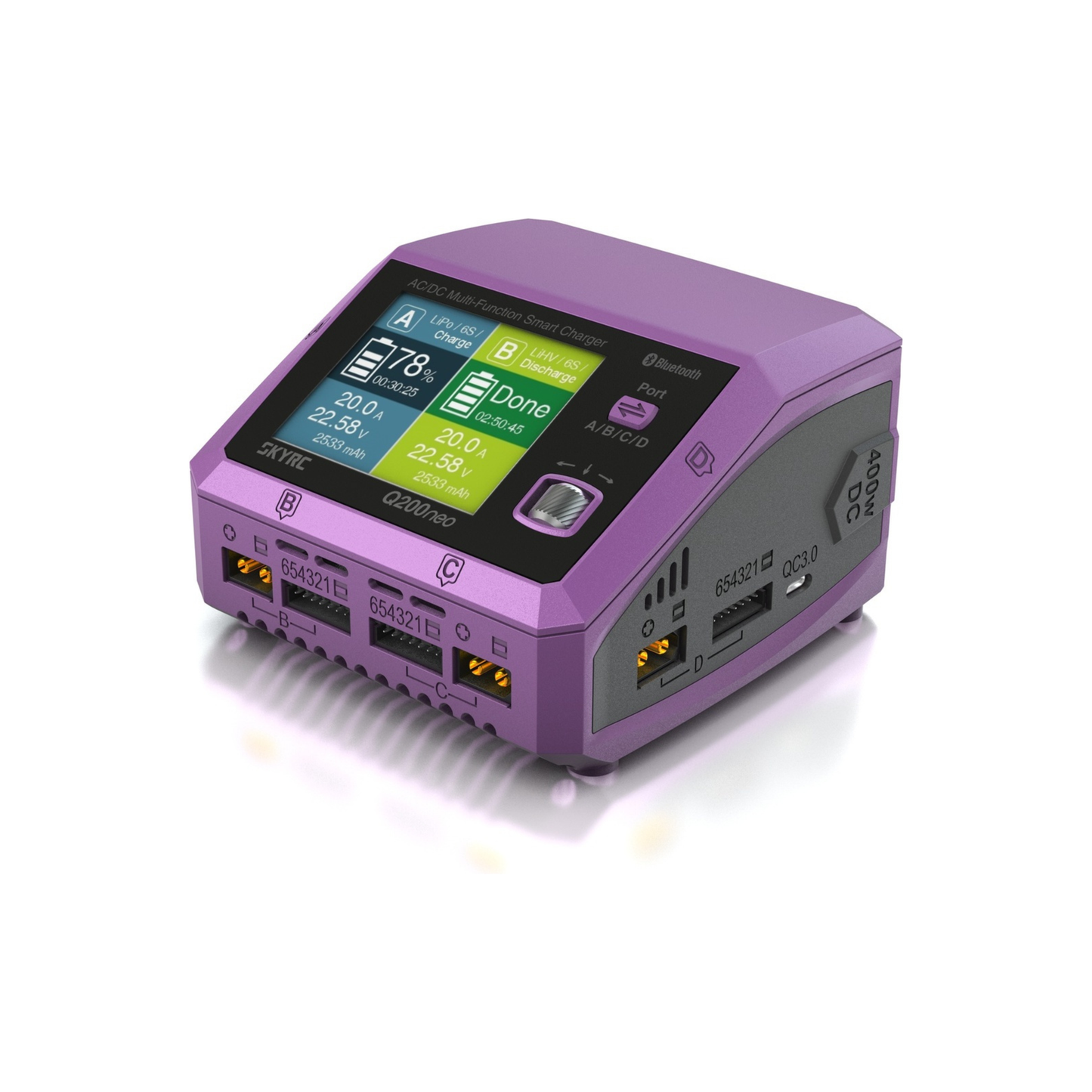 Q200 neo Quattro AC/DC Charger (AC max 200W - DC max 400W)-COMMAND ELITE HOBBIES-ProHobbies