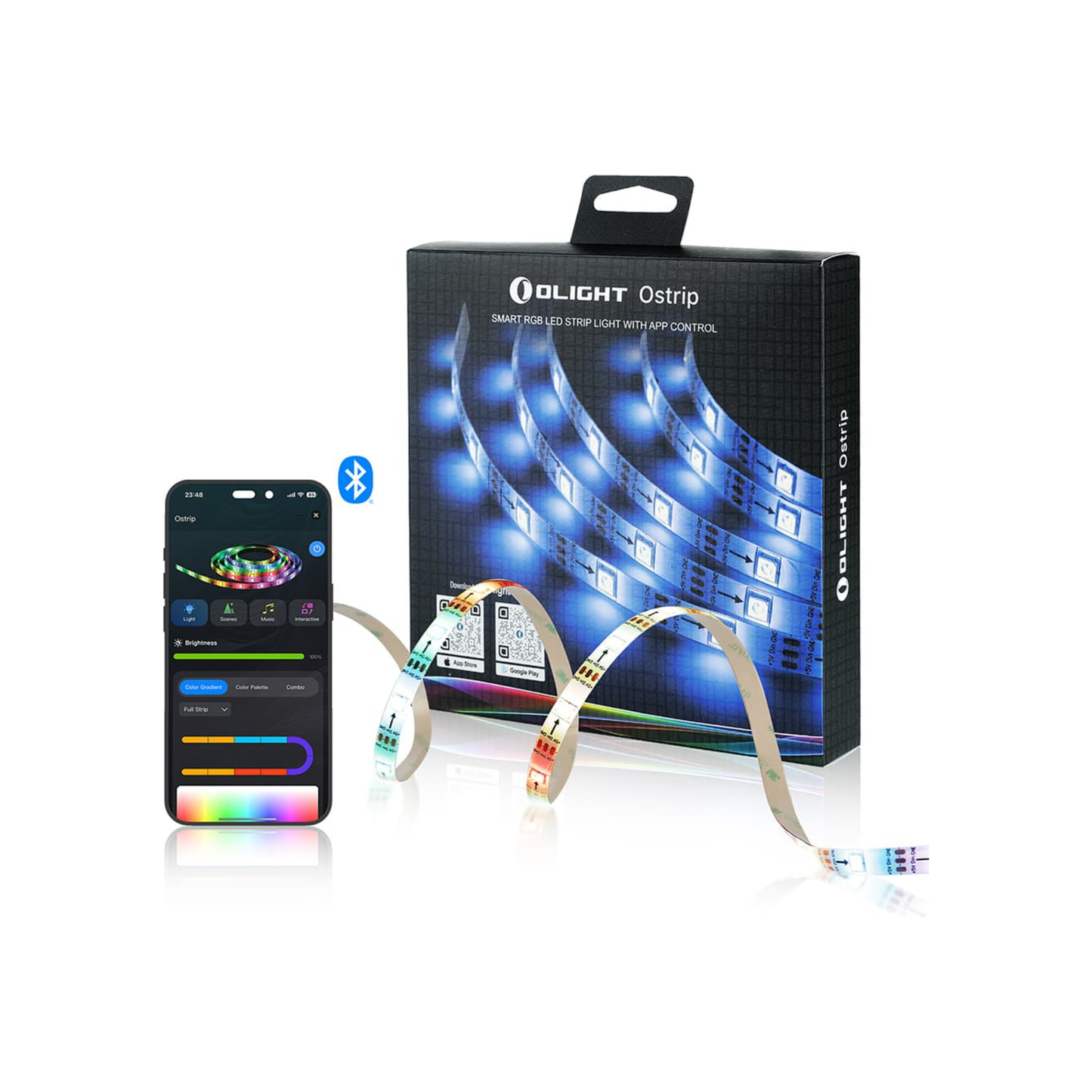 Olight Ostrip 5-Metre Strip Indoor Ambient Lighting with APP Control-ACCESSORIES-Olight-ProHobbies