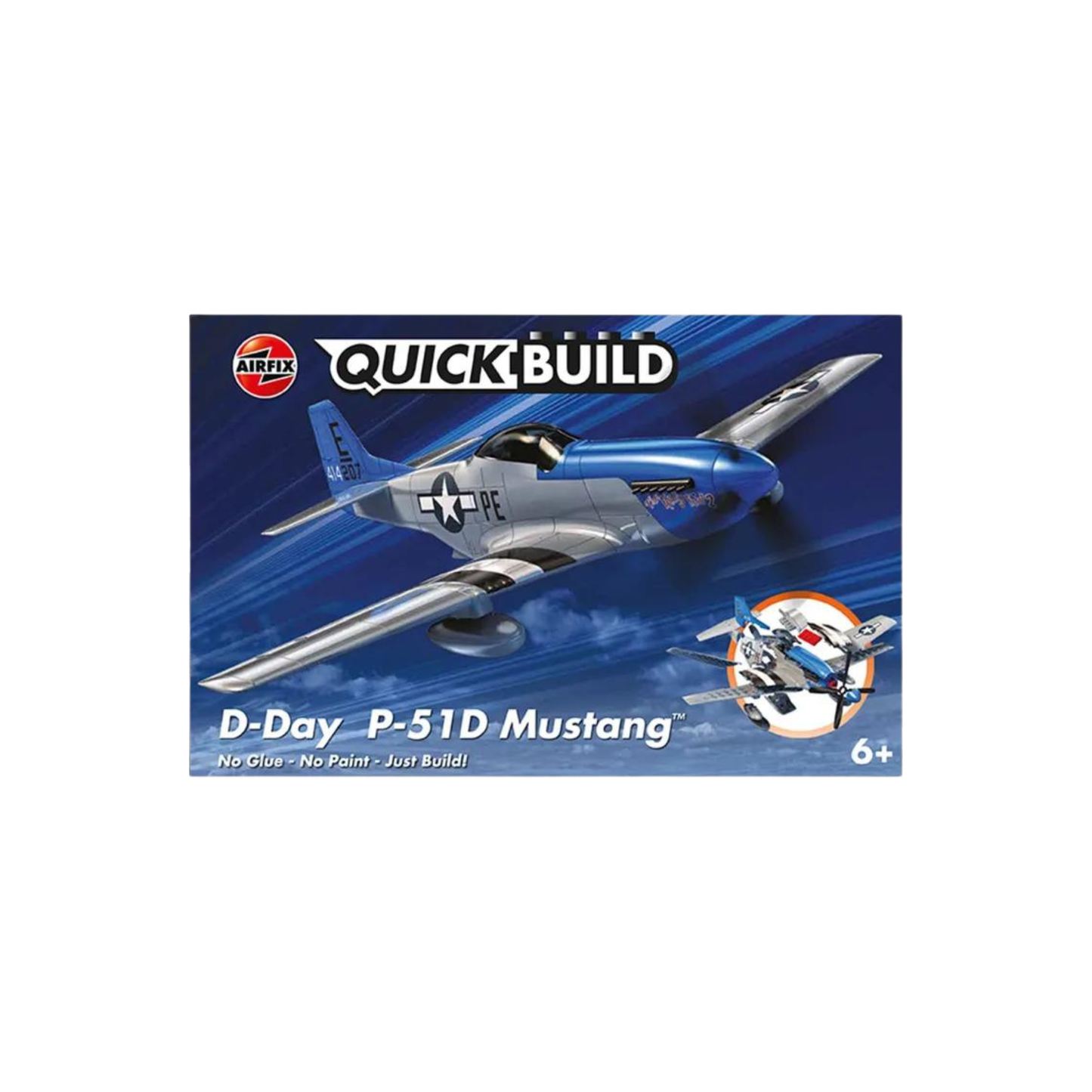 Airfix Quickbuild D-Day P-51D Mustgang