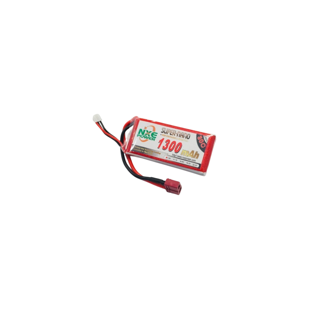 NXE 7.4v 1300mah 30c حافظة ناعمة مع عمداء