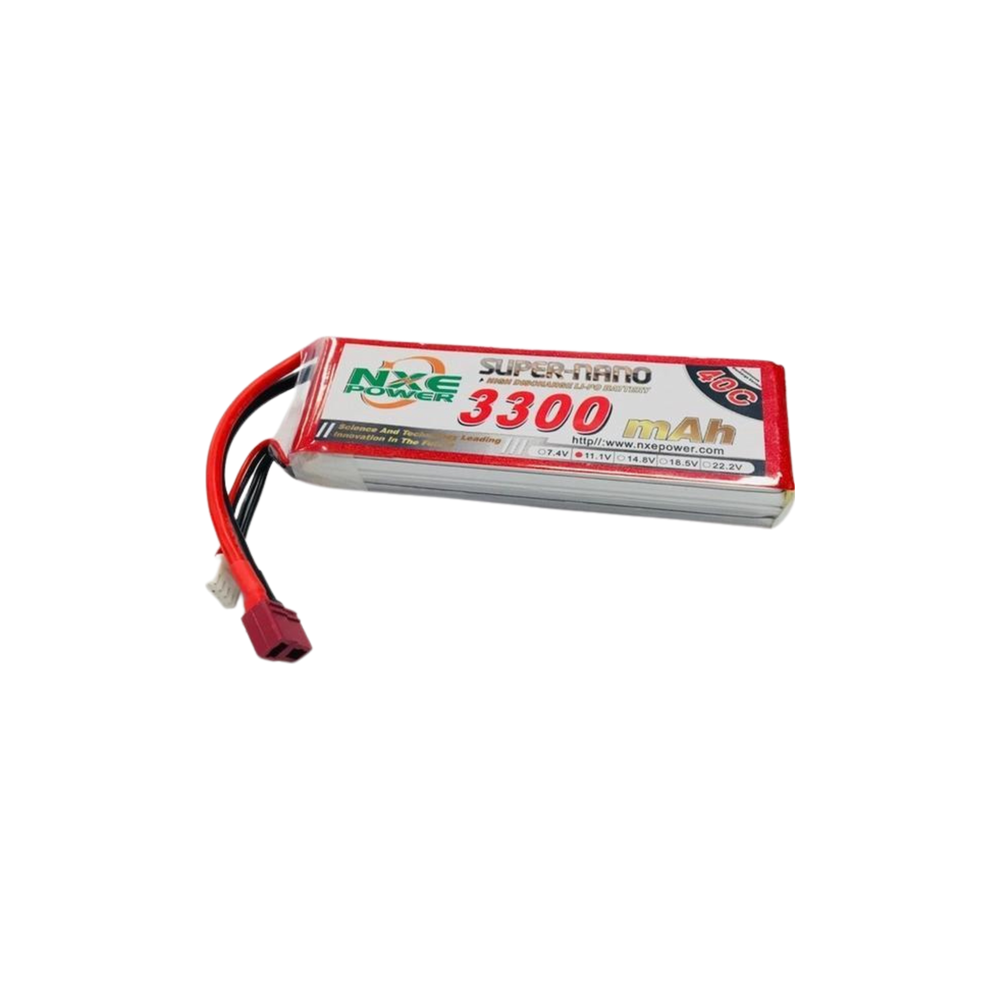 NXE 7.4v 3300mah 40c حافظة ناعمة مع عمداء