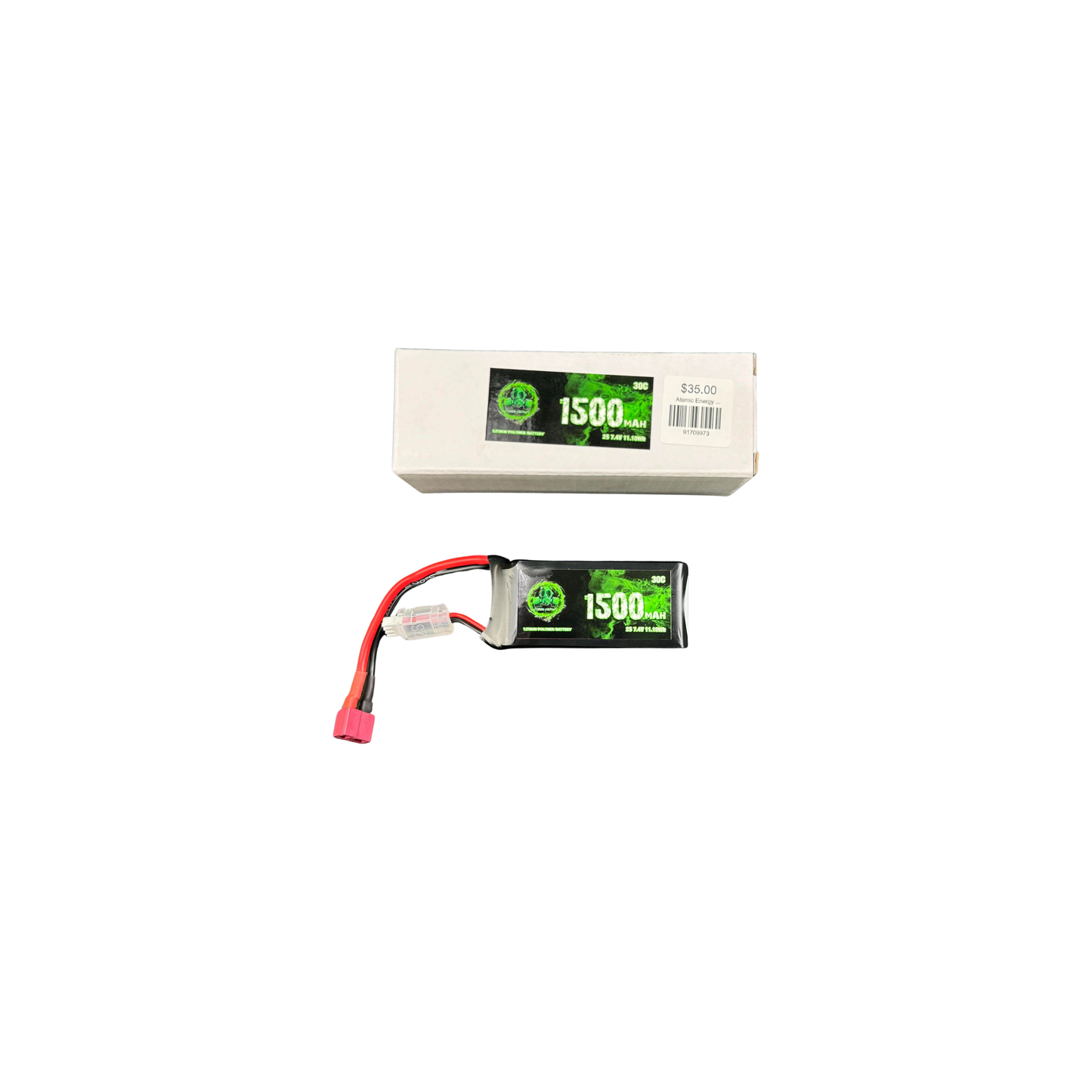 
                  
                    Atomic Energy - 7.4v Lipo Battery 1500mAh 30c 2s
                  
                