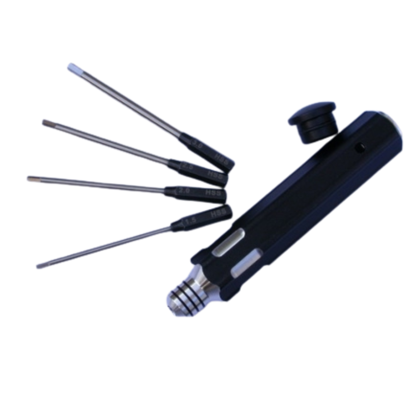 PROLUX 1305A INTERCHANGEABLE HEX DRIVER SET (METRIC) 1.5. 2. 2.5 & 3MM
