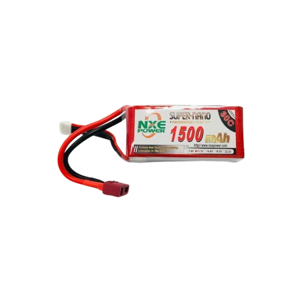 NXE 11.1v 1500mah 30c حافظة ناعمة مع عمداء