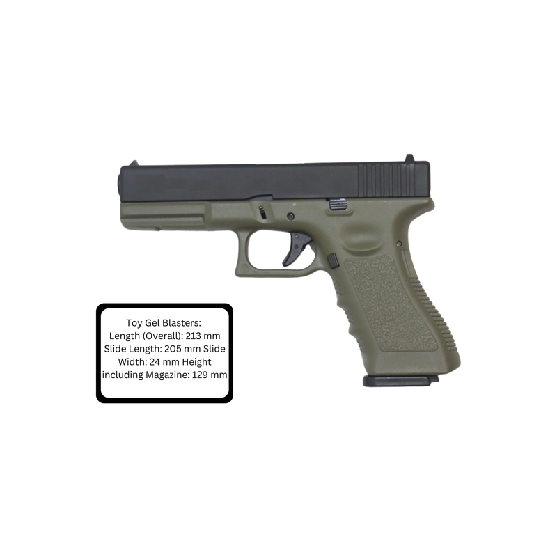 Army Armament Stage 1 R17-A G Gel Blaster 17 GREEN GBB PISTOL