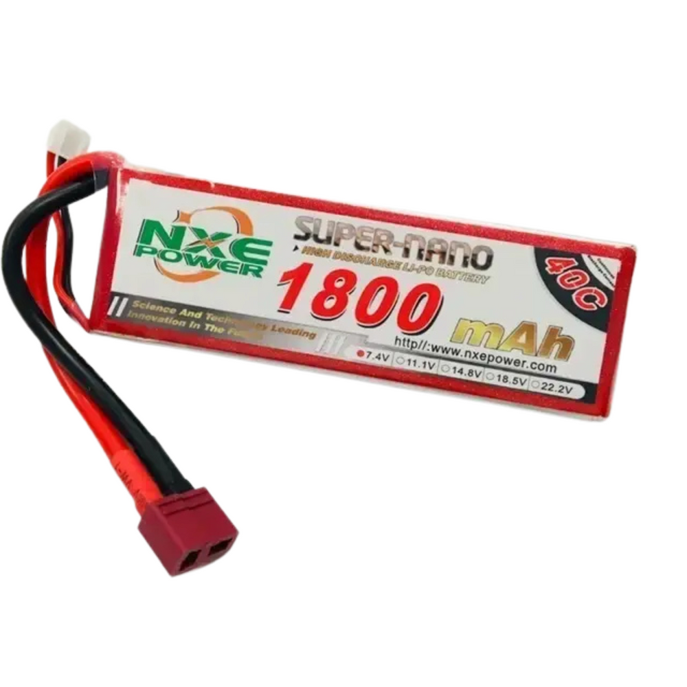 NXE 7.4v 1800mah 40c Soft case w/Deans
