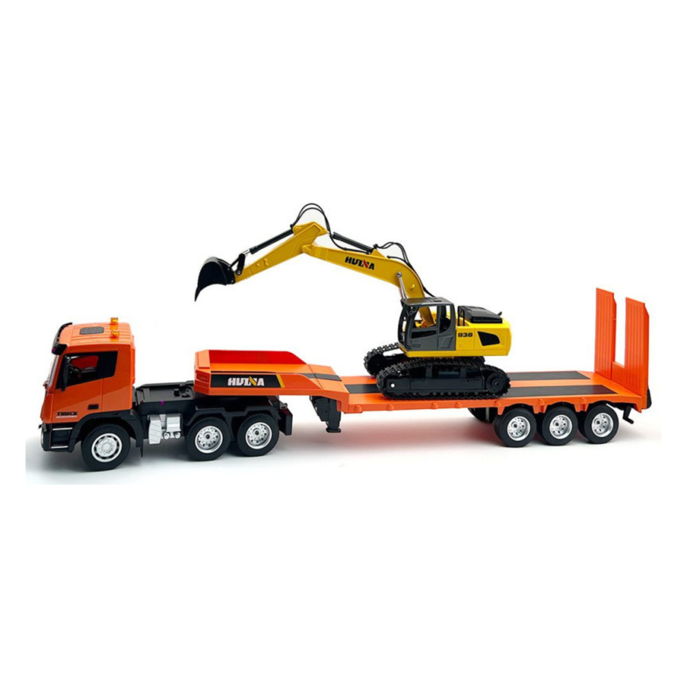 Huina 1319 1:24 RC Excavator Flatbed Truck Kit Combo (2024 Model )