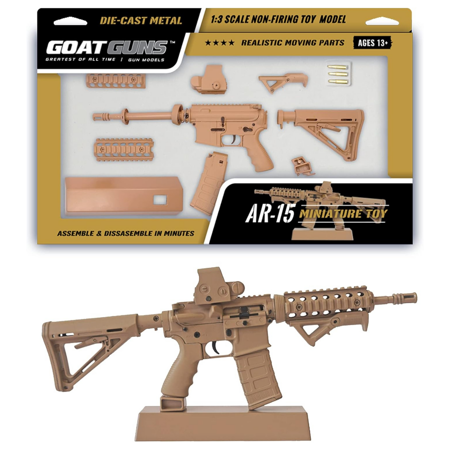 
                  
                    1:3 Scale metal M4 AR Miniature model
                  
                