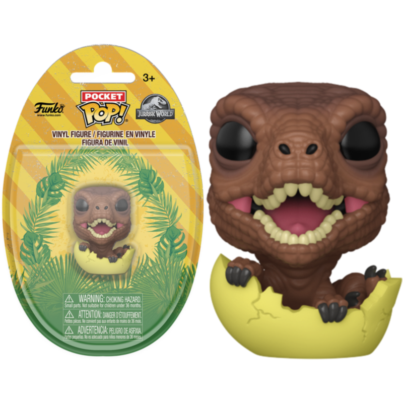Jurassic Park - Velociraptor Hatching Pocket Pop! Vinyl Figure