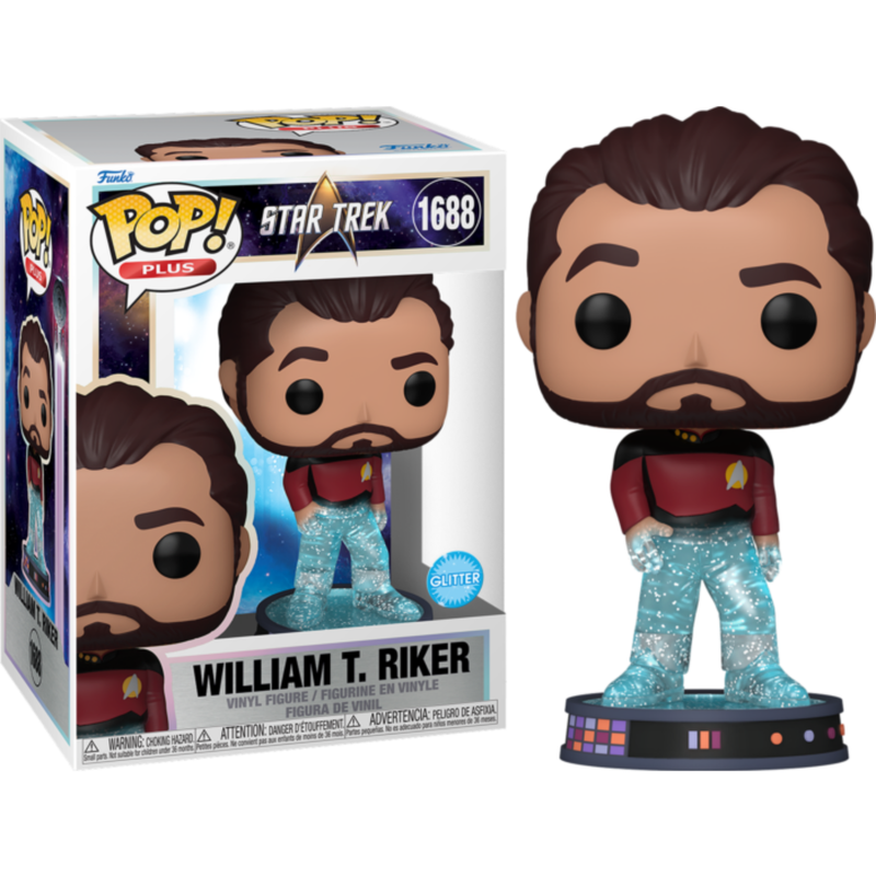 Star Trek - Transporting William T. Riker Pop! Plus