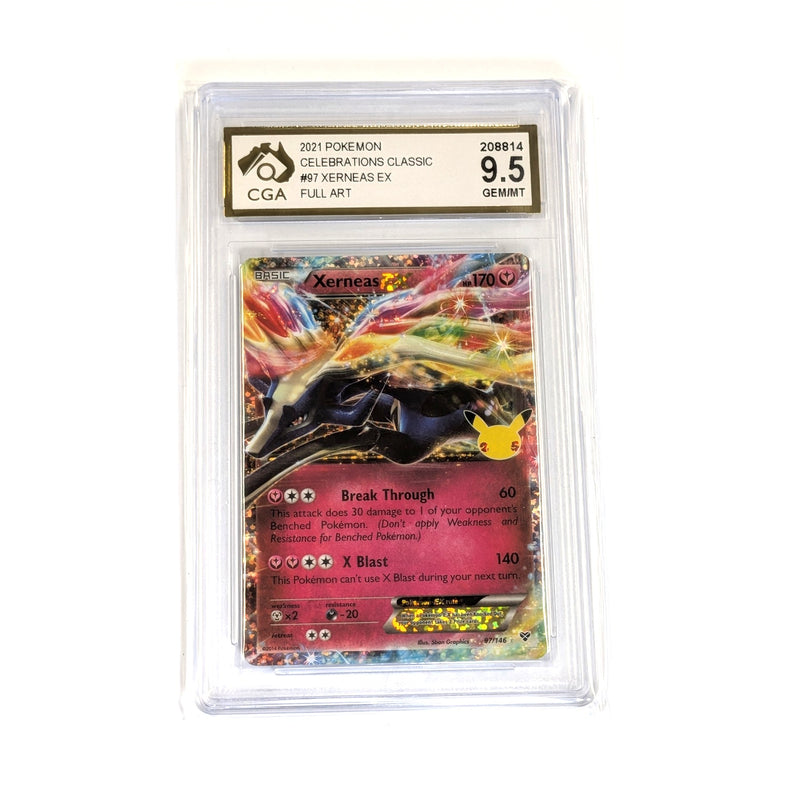 CGA Graded Pokemon XY Base Set #97 Xerneas EX - Graded