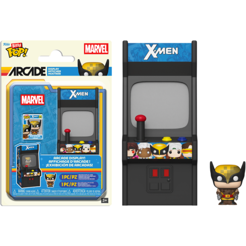 X-Men - Wolverine Bitty Pop! Arcade Display Vinyl Figure