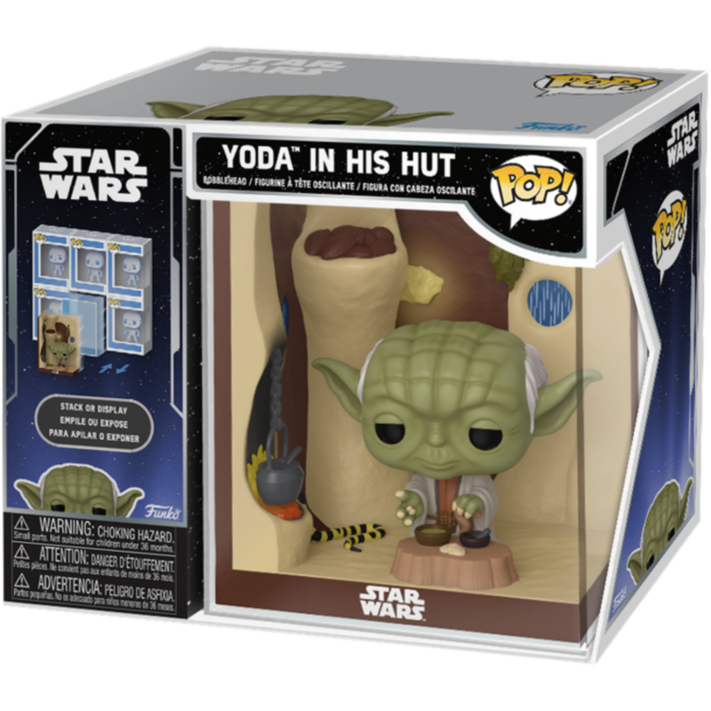Star Wars - Yoda in his Hut Pop! Nook Vinyl Figure