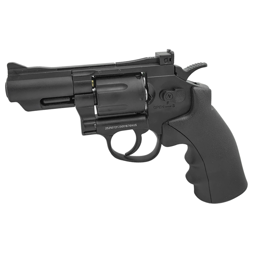 ZP-5 Snub Nose .357 Revolver Gel Blaster Metal C02 Powered (Black)