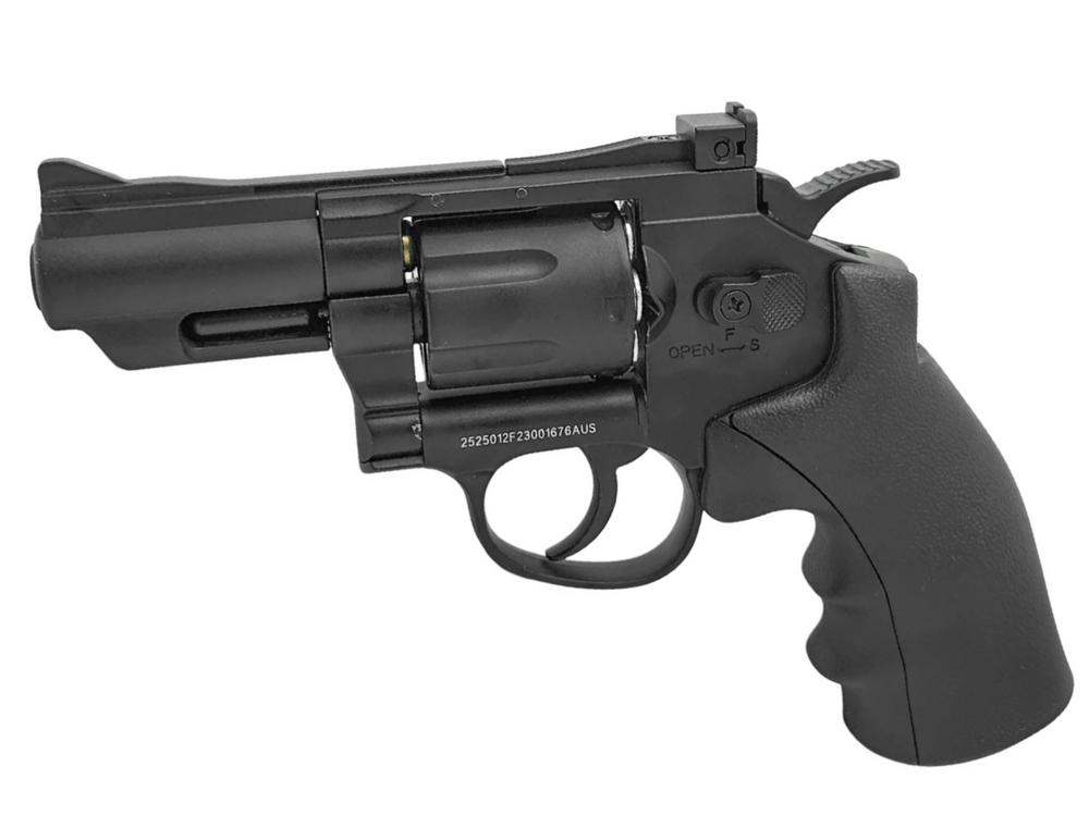 ZP-5 Snub Nose .357 Revolver Gel Blaster Metal C02 مدعوم (أسود) 