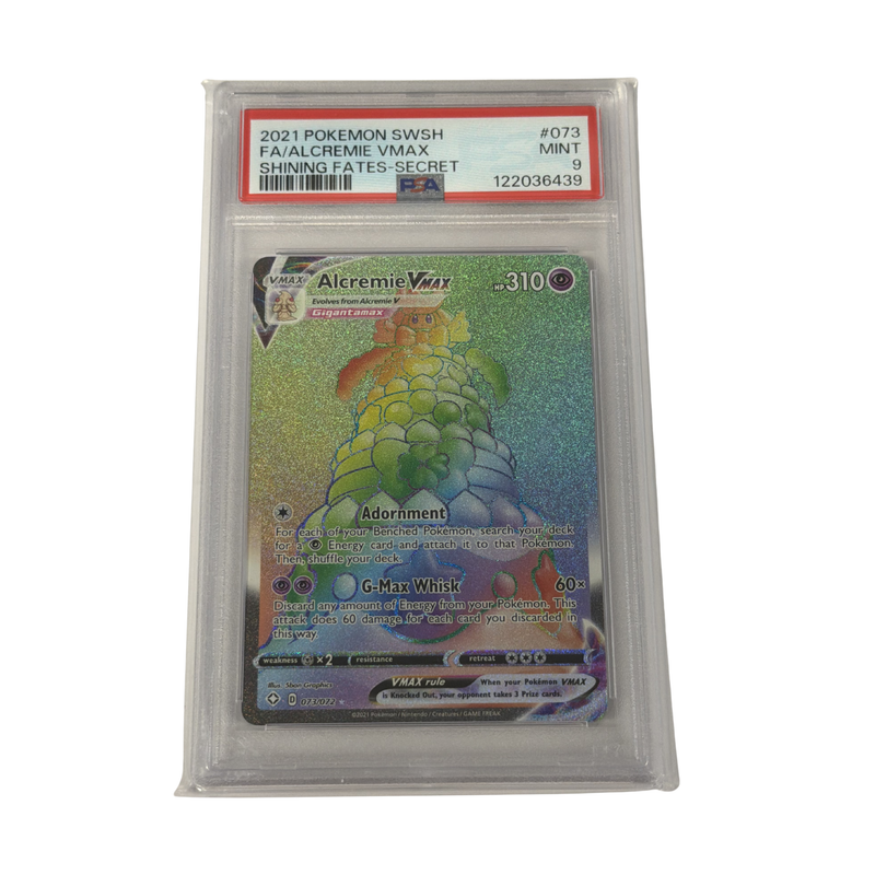 PSA Graded 9 Mint -2021 - Alcremie VMax