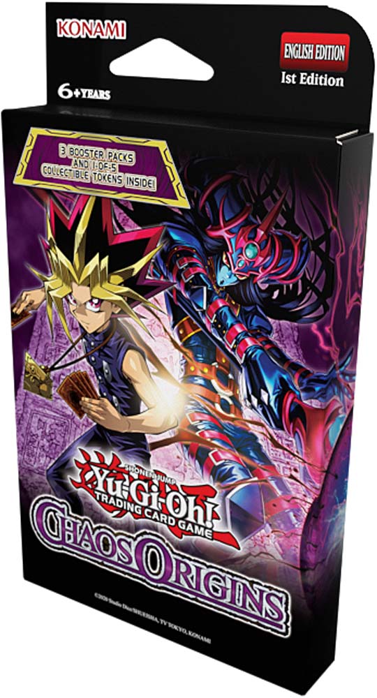 YuGiOh Chaos Origins 3-Booster Tuck Box