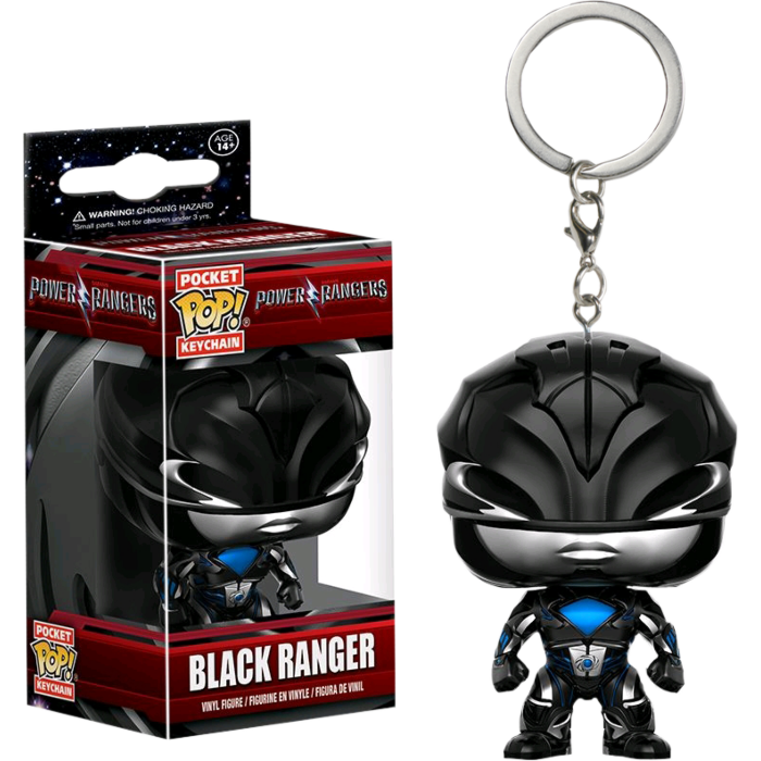 Power Rangers Movie - Black Ranger Pop! * Keychain