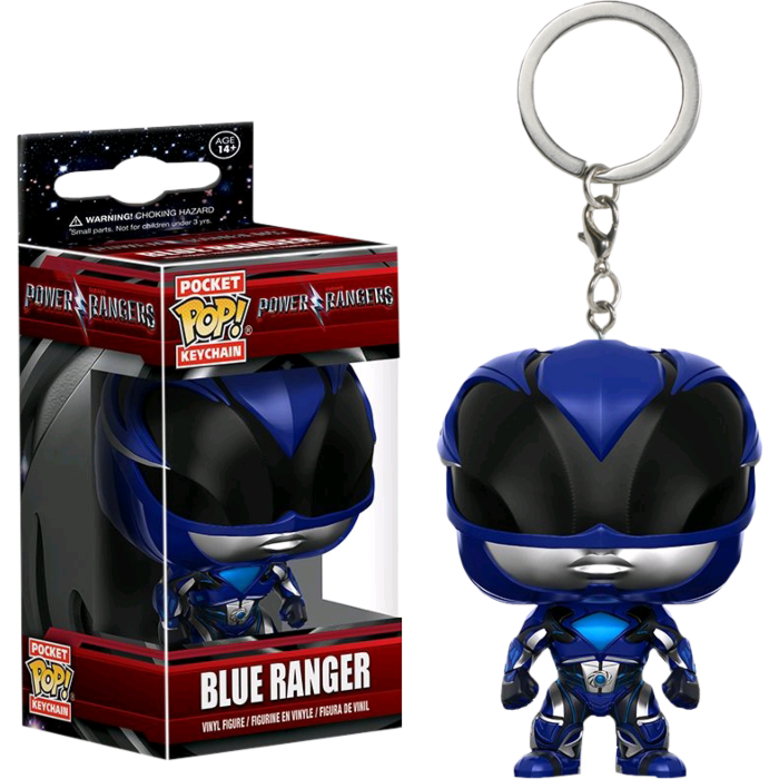 Power Rangers Movie - Blue Ranger Pop! * Keychain