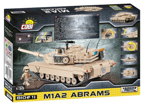 
                  
                    Cobi Armed Forces - Abrams M1A2 1:35 (802 pieces)
                  
                