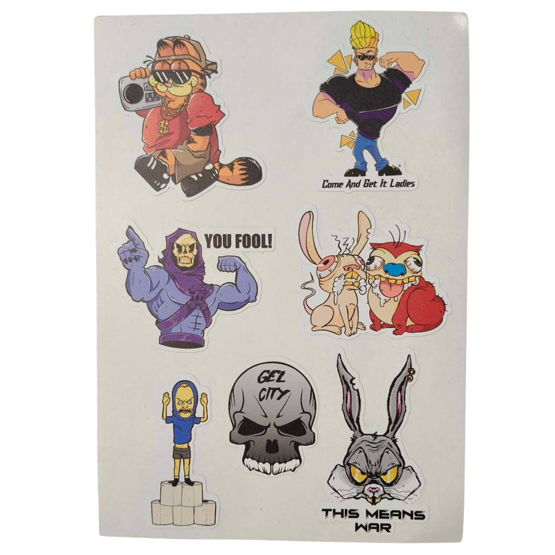 Gel City Graphic Design Stickers