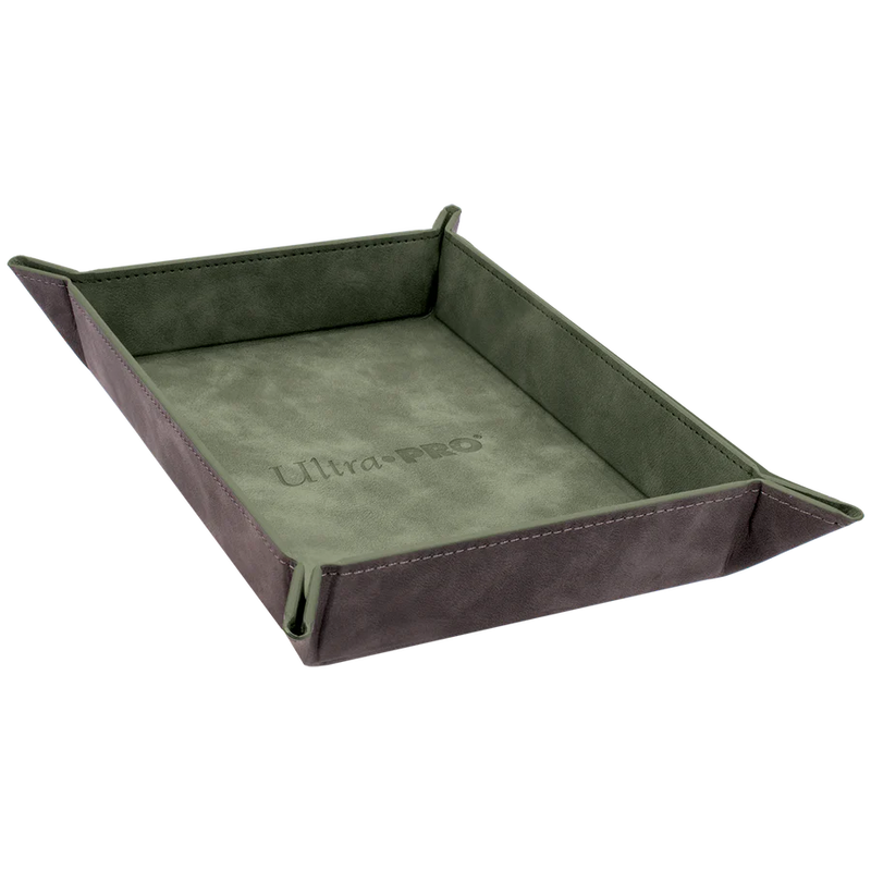 ULTRA PRO Gaming Accessories - Foldable Dice Rolling Trays- Emerald Suede