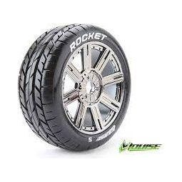 Louise B-Rocket Black/Chrome Spoke 1/8 Tyre