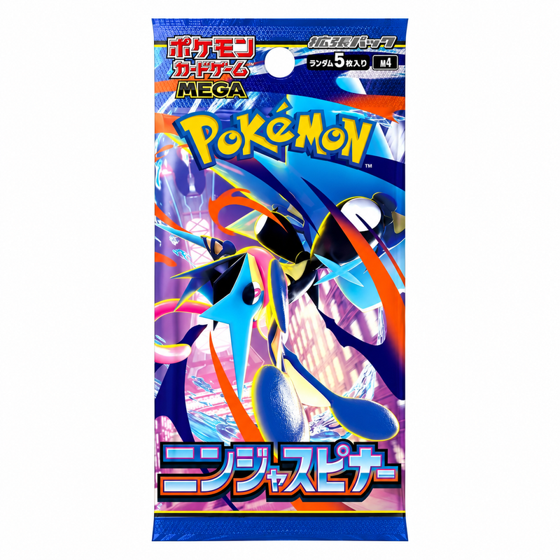 MEGA Ninja Spinner M4 Booster Pack - Japanese Pokémon TCG