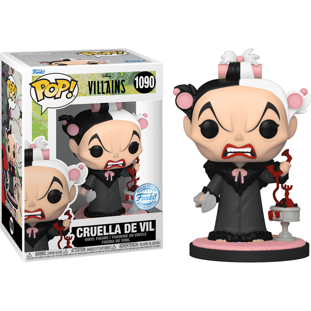 101 Dalmatians - Cruella De Vil on Phone Pop! Vinyl Figure-Collectible-IKON-ProHobbies