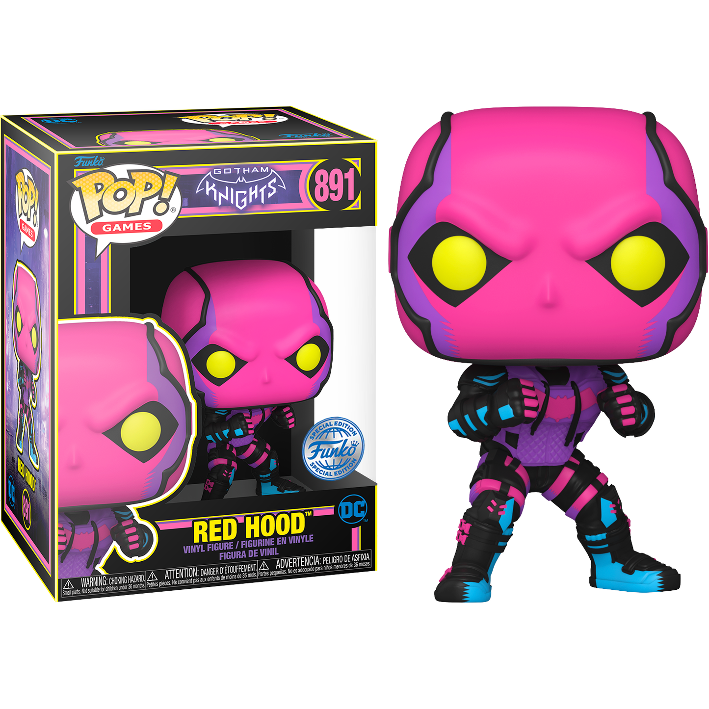 Gotham Knights - Red Hood Blacklight Pop! Vinyl Figure-Collectible-IKON-ProHobbies