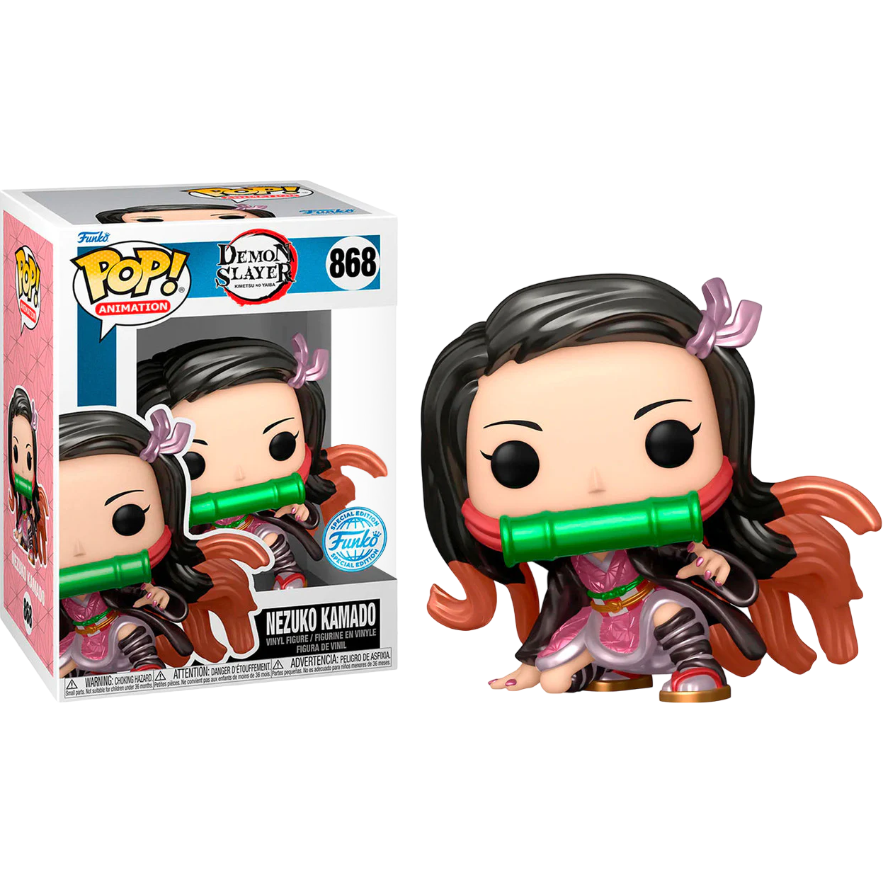 Demon Slayer - Nezuko Kamado Metallic Pop! Vinyl Figure-Collectible-IKON-ProHobbies