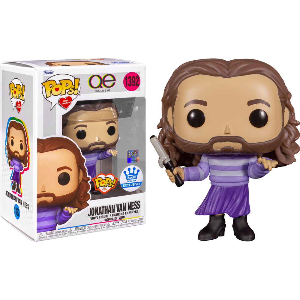 Queer Eye - Jonathan Van Ness Pops! with Purpose Pop! Vinyl Figure-Collectible-IKON-ProHobbies