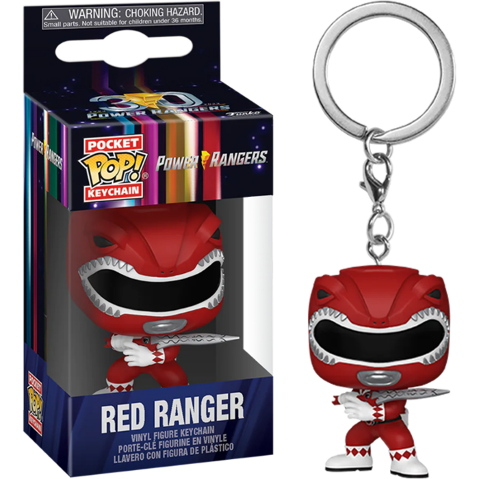 Power Rangers 30th - Red Ranger Pop! * Keychain