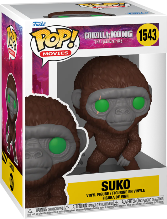 
                  
                    Godzilla vs. Kong 2: The New Empire - Suko Pop! Vinyl Figure
                  
                