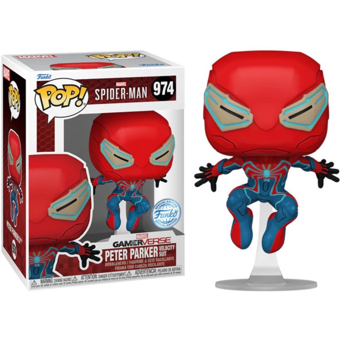 Marvel's Spider-Man 2 - Peter Parker (Velocity Suit) Pop! Vinyl Figure