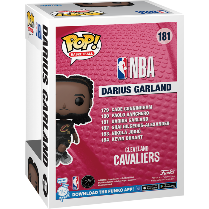 
                  
                    NBA Basketball - Darius Garland (Cleveland Cavaliers) Pop! Vinyl Figure
                  
                