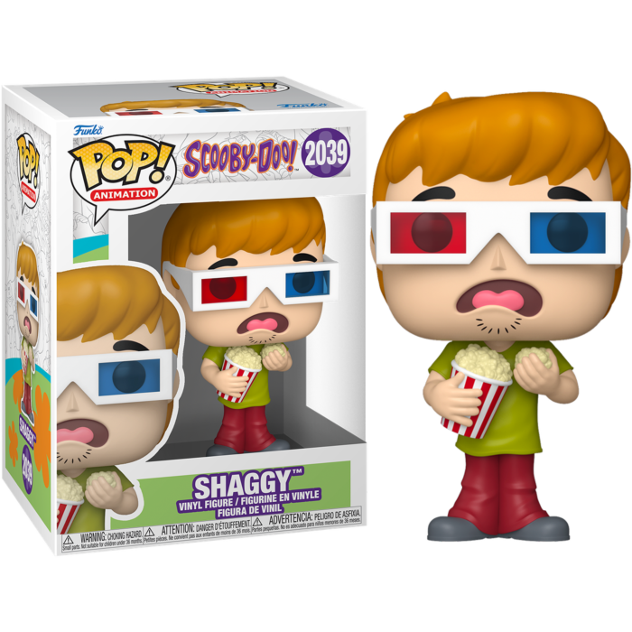 Scooby-Doo - Shaggy with 3D Glasses Pop! Vinyl Figure