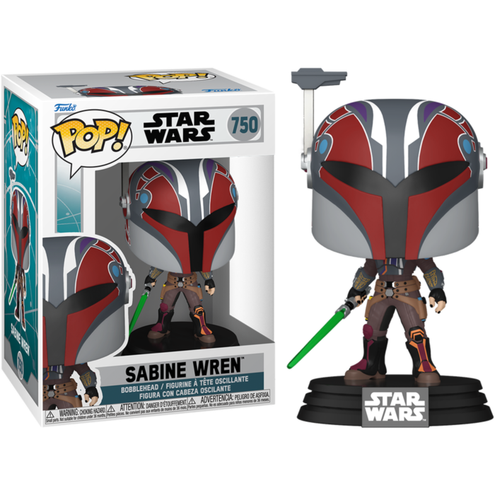 Star Wars: Ahsoka - Sabine Wren with Mandalorian Helmet Pop! Vinyl Figure