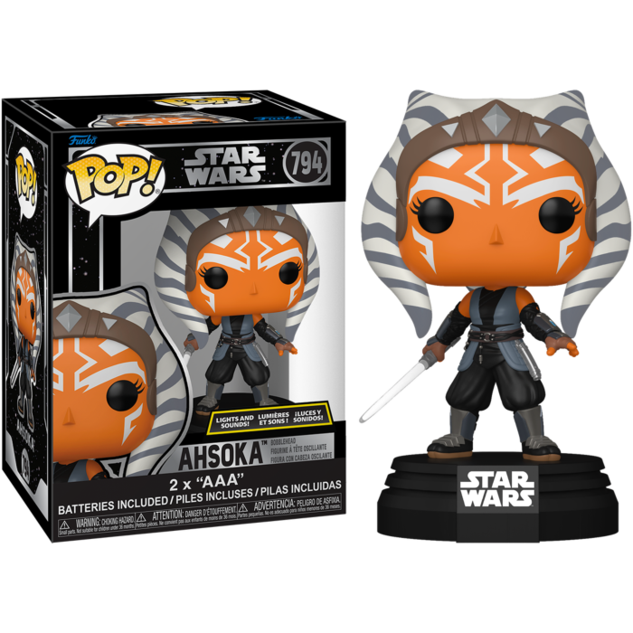 Star Wars - Ahsoka Pop! Vinyl Figure with Sound & Lights
