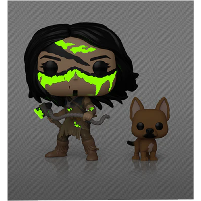 Prey (2022) - Naru with Sarii Glow-in-the-Dark Pop! Plus Vinyl Figure