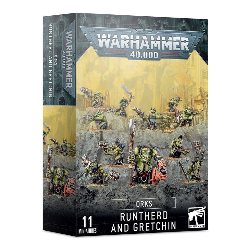 Warhammer 40kl Runtherd and Gretchin
